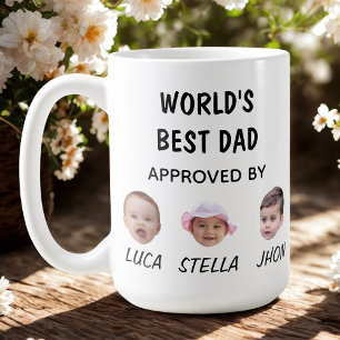 Meilleur papa Mug du monde   Mug personnalisé visa