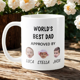 Meilleur papa Mug du monde   Mug personnalisé visa