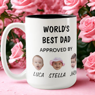 Meilleur papa Mug du monde   Mug personnalisé visa