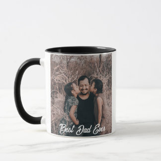 Meilleur Papa Mug Photo Entière - Personnalisé Pèr