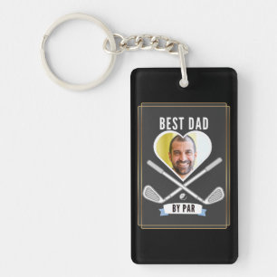 Meilleur papa par Par Golf Lover Porte - clé acryl