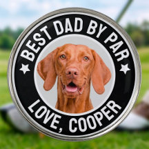 "Meilleur papa par" Photo de chien personnalisée