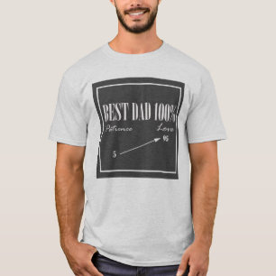 Meilleur Papa Patience Aimer Flèche T-shirt