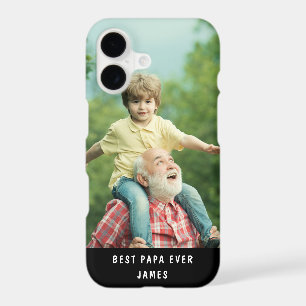 Meilleur Papa Personnalisé Photo Nom