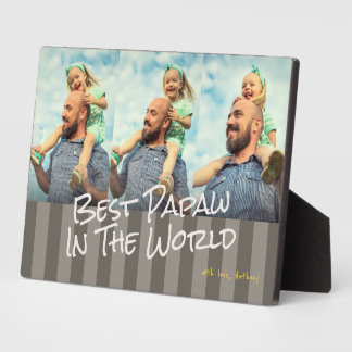 Meilleur Papaw Au Monde Plaque Photo