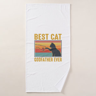 Meilleur Parrain de Chat Ever Vintage Chat Vector