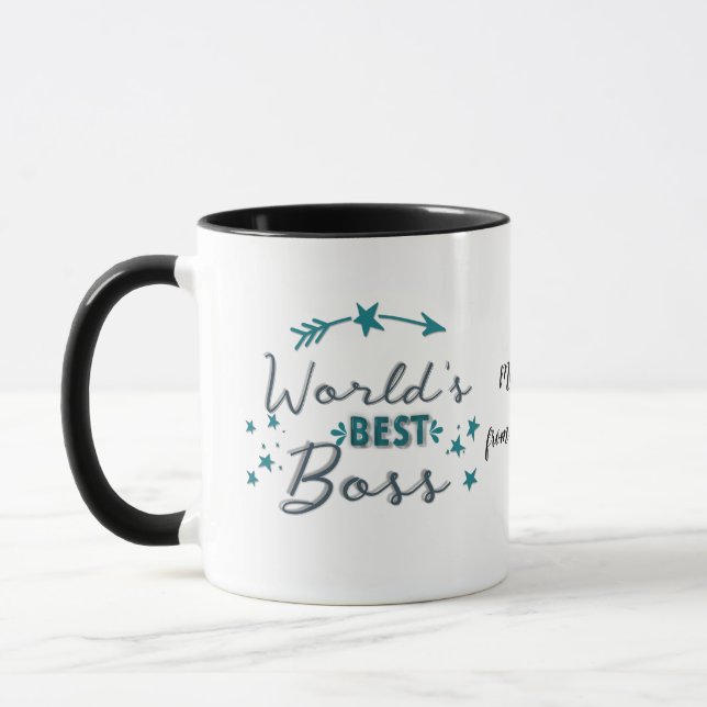 Meilleur patron du monde Mug (Gauche)