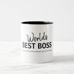 Meilleur Patron du Monde Mug Café Cadeau Drôle pou