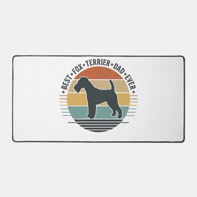 Meilleur père Fox Terrier de tous les temps Vintag (Recto)