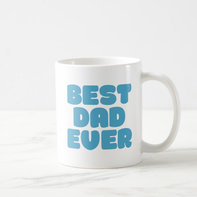 Meilleur Père Jamais. Café Mug (Droite)