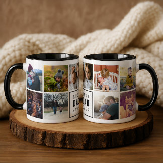 Meilleur PÈRE Jamais Mug Photo Personnalisé