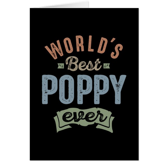 Meilleur Poppy du monde (Devant)