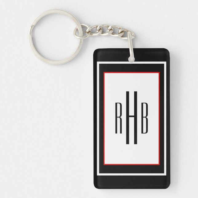 Meilleur Porte - clé de monogramme (Devant)