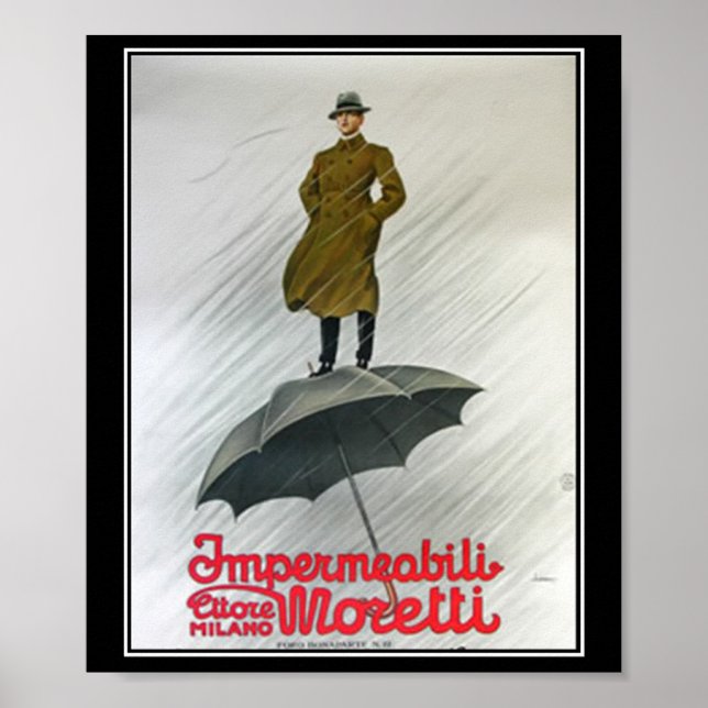 Meilleur Poster vintage Raincoat (Devant)