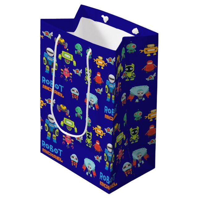 MEILLEUR ROBOT Cadeau Sac de garde Ever - Bleu Drô (Devant Angle)