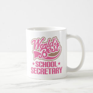 Meilleur secrétaire Office Mug Gift de l'école du