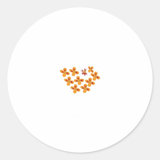 Meilleur Stickers LogoText Personnalisé (Devant)