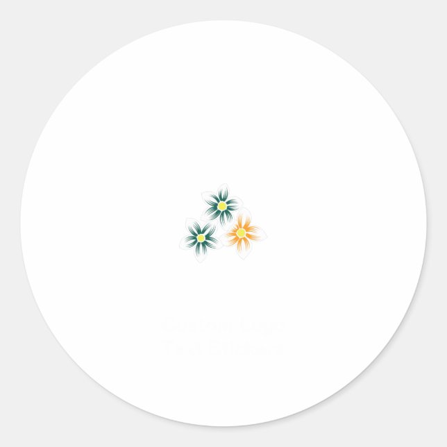 Meilleur Stickers LogoText Personnalisé (Devant)