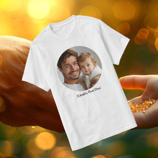 Meilleur T-shirt papa du monde Personnaliser