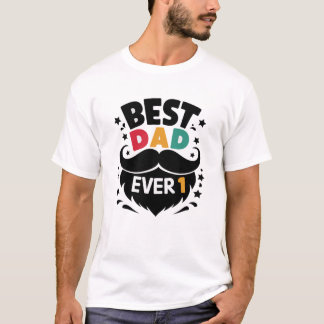 Meilleur T-shirt Papa Ever - Cadeau de Fête des pè