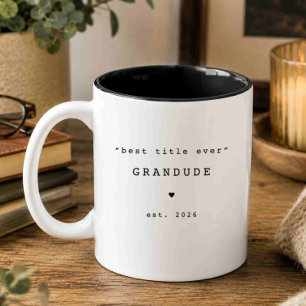 Meilleur Titre Jamais Grandude Mug Personnalisé