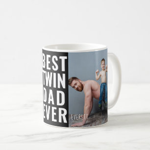 Meilleur Twin Papa Jamais Photo Mug
