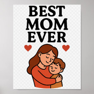 Meilleure affiche décorative pour maman