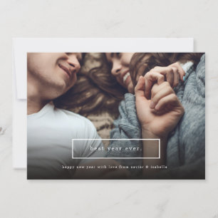 Meilleure année Jour de l'année Carte photo de vac