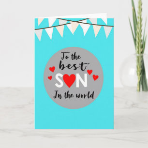 Meilleure Carte d'Amour pour Fils au Monde