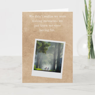 Meilleure Carte d'Aventure d'Amitié Garçons Vélo A