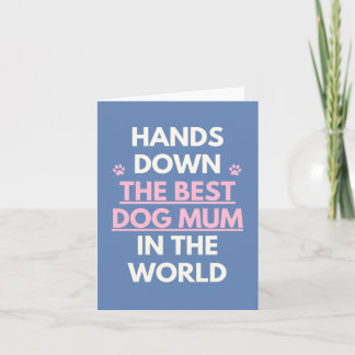 Meilleure carte de maman de chien