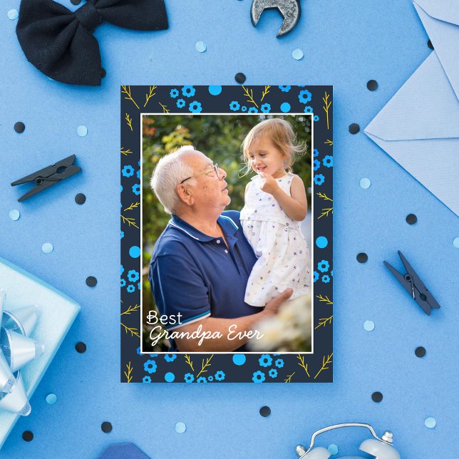 Meilleure carte de vacances pour grand-père (Créateur téléchargé)