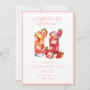 Meilleure carte de vœux de cocktail de la Saint-Va
