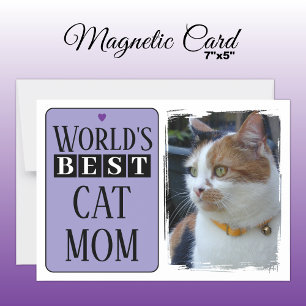 Meilleure carte magnétique violette photo maman ch