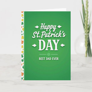 Meilleure Carte St Patrick pour Papa