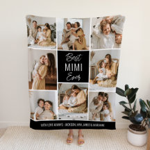 Meilleure couverture polaire personnalisée MIMI Ev
