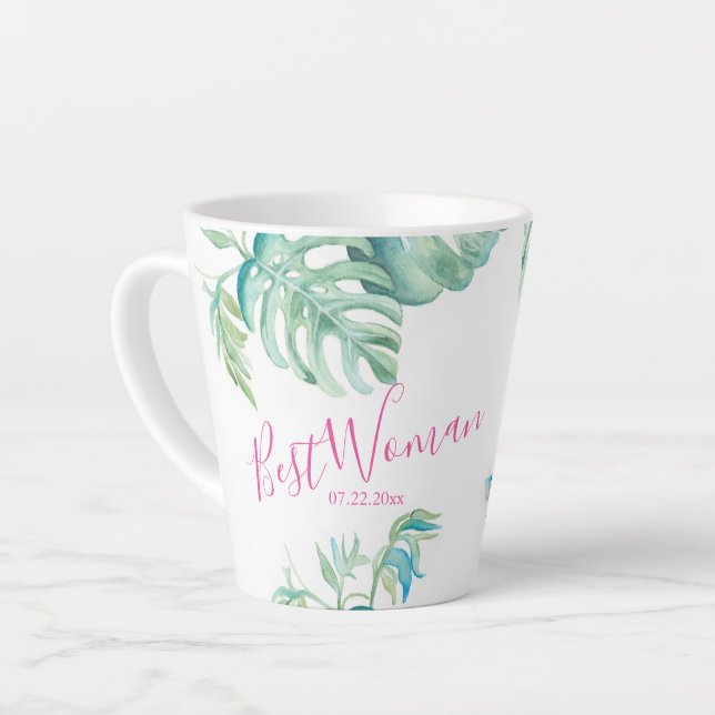 Meilleure femme Aquarelle Turtle Mug (Angle gauche)