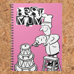 Meilleure femme pâtissière décorant Carnet gâteau 