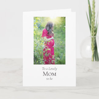 Meilleure future maman ever ! Carte