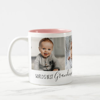 "Meilleure grand-mère/grand-père" Photo Café Mug D