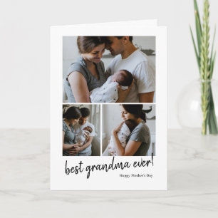 meilleure grand-mère photo carte de fête des mères