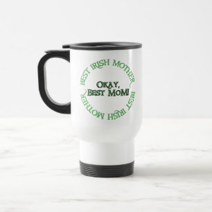 Meilleure Irlandaise Mère blanc de voyage tasse