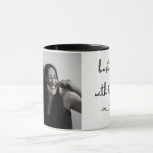 Meilleure journée avec le meilleur Mug photo noir 