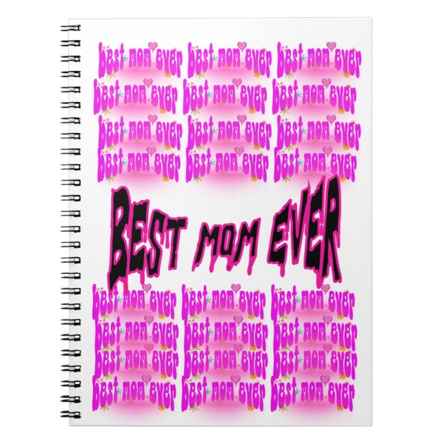 Meilleure Maman Carnet Spiral jamais - Fête des Mè (Devant)