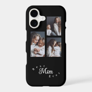 Meilleure Maman Élégante Écriture Noir 3 Photo Mod