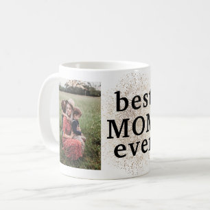 Meilleure maman Ever Gold Custom Multi Photo Mug