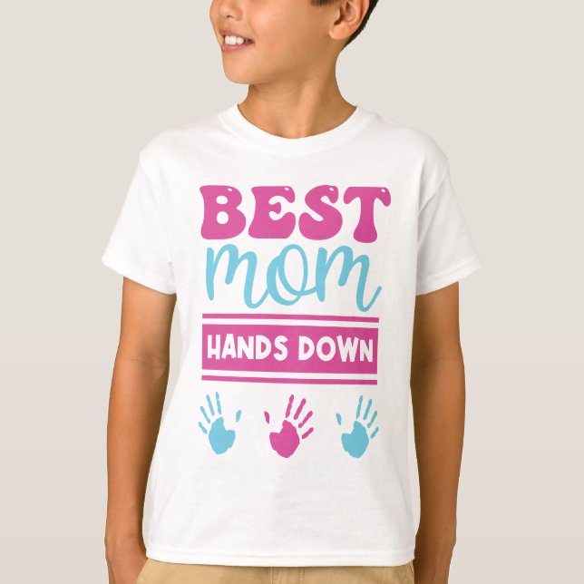 Meilleure maman Hands Down - T-shirt enfant (Devant)