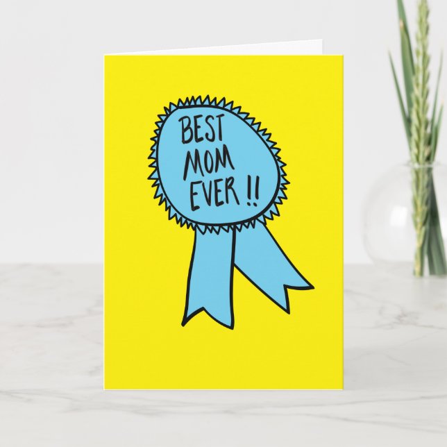 Meilleure Maman Jamais ! Fête des mères | Carte d' (Devant)
