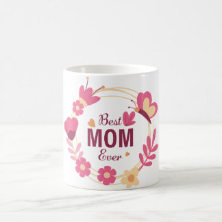Meilleure maman jamais fleurie tasse de café