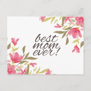 Meilleure Maman Jour des Mères Carte postale